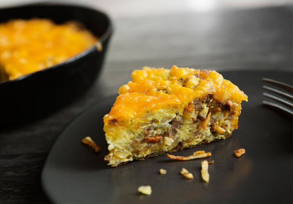 Cheesy Baked Hash Brown Breakfast Casserole