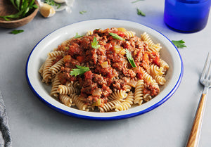 Grass-Fed Beef Bolognese and Rotini Pasta