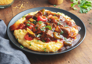 New Orleans Braised Beef and Grits
