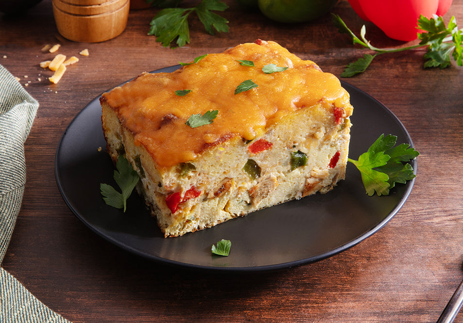 Smoked Chicken & Cornbread Casserole