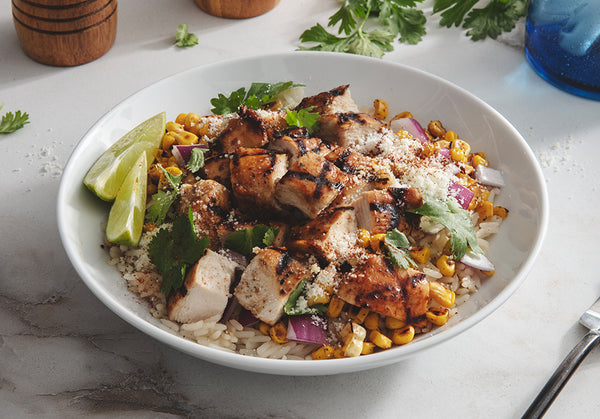 Street Corn Chicken & Rice Bowl