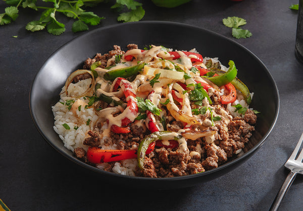 Taco Beef Bowl Chipotle Crema