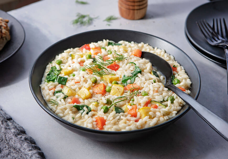 2 Servings of Creamy Parmesan Risotto