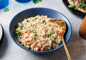 2 Servings of Tomato-Herb Risotto