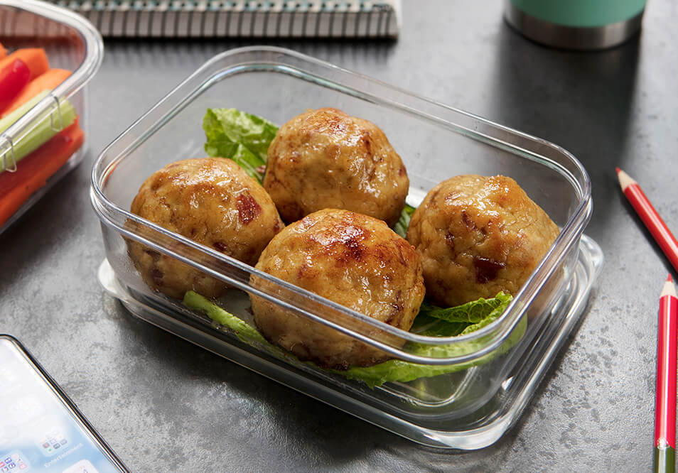 4 pack of Chicken and Turkey Bacon Meatballs