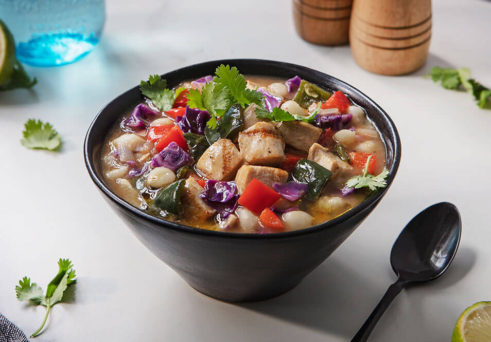 Chicken Pozole with Heritage Hominy