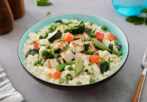 Chicken Primavera Risotto