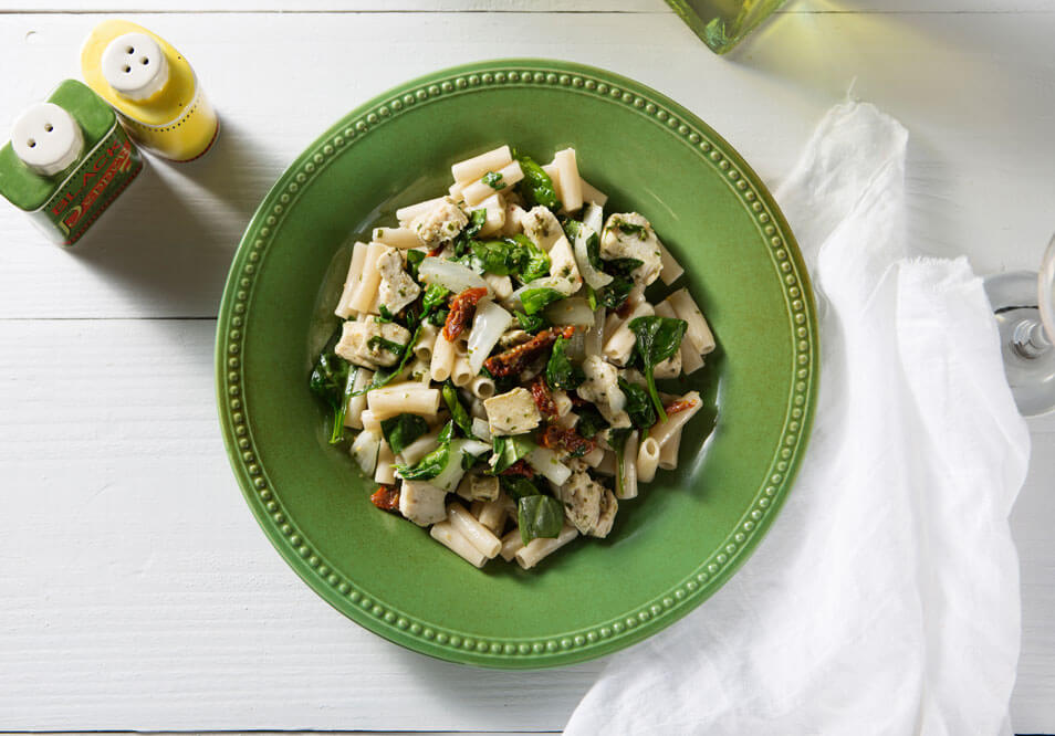 Organic Brown Rice Penne Pasta with Chicken Ragu