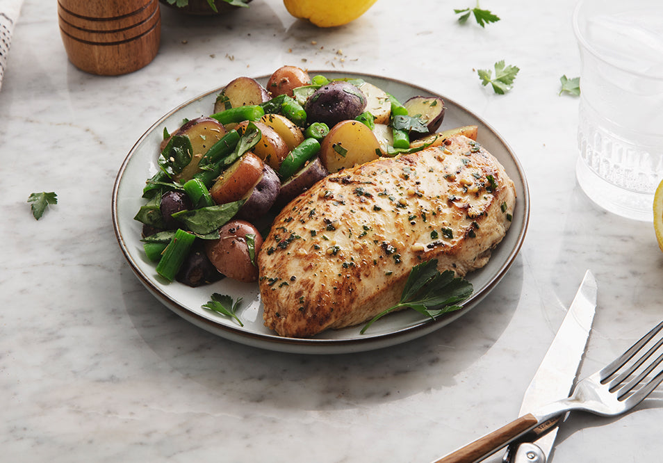 Citrus Herb Chicken with Harvest Vegetable Medley