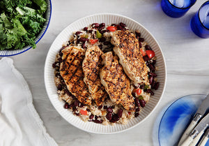 Family Style Creole Chicken with Red Beans and Rice