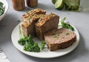 Family Style Grass-Fed Yak Meatloaf