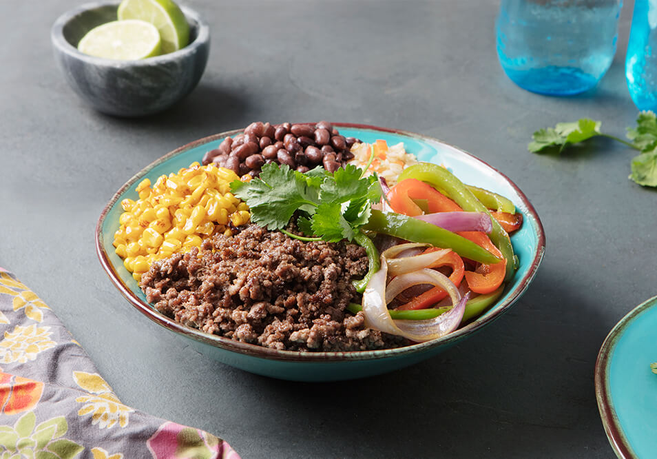 Family Style Southwest Grass-Fed Bison Bowl