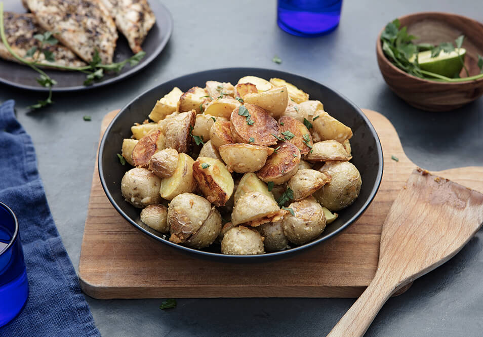 2 Servings of Garlic Roasted Potatoes