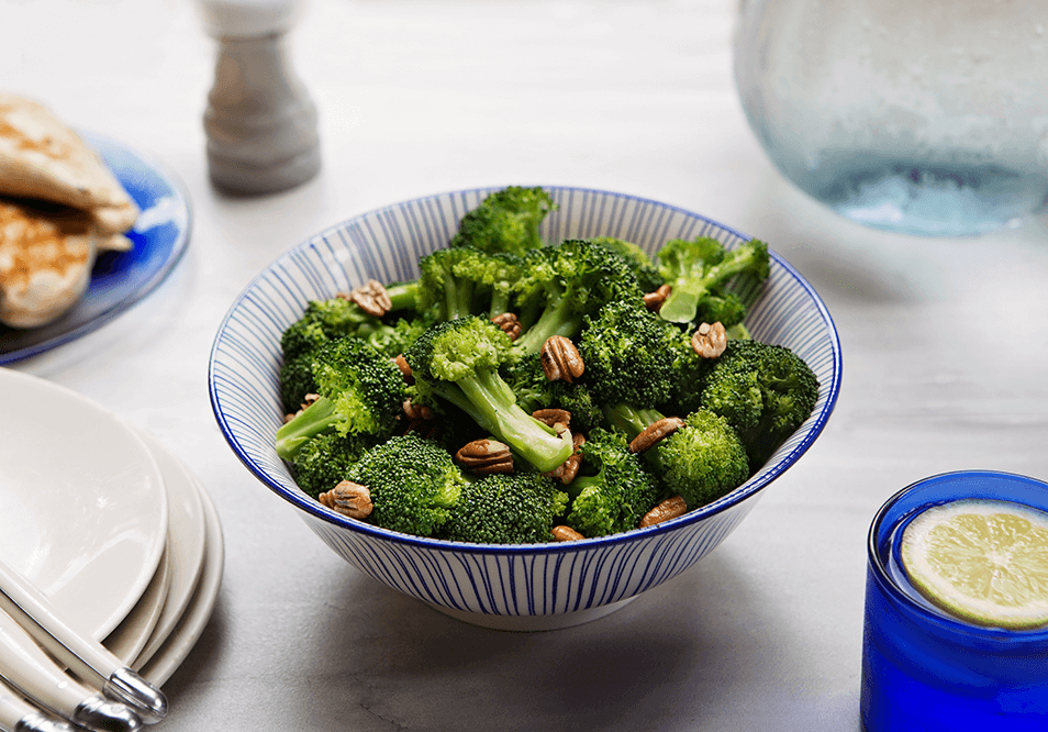 2 Servings of Pecan Broccoli