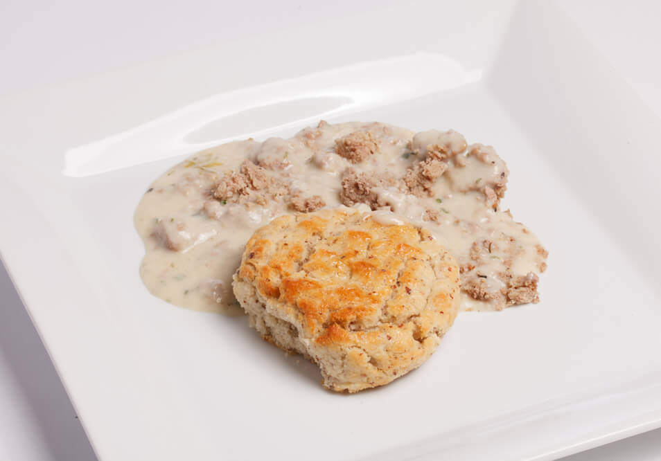 Homestyle Biscuit and Organic Turkey Sausage Gravy