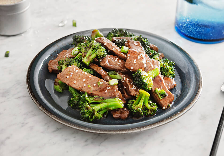 Grass-Fed Beef and Broccoli