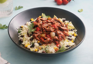 Grass-Fed Shredded Chipotle Beef Burrito Bowl