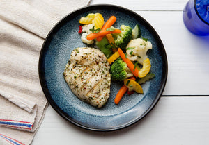 Italian Seasoned Chicken Breast with Vegetable Medley