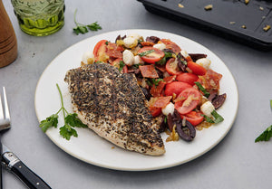 Grilled Italian Chicken Breast with Old World Antipasto Salad
