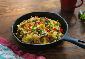 Italian Sausage and Roasted Red Pepper Scrambler