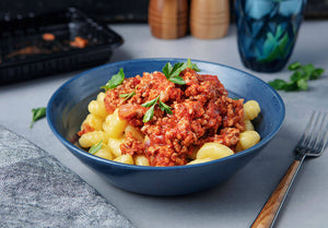 Organic Turkey Bolognese with Rustic Potato Gnocchi