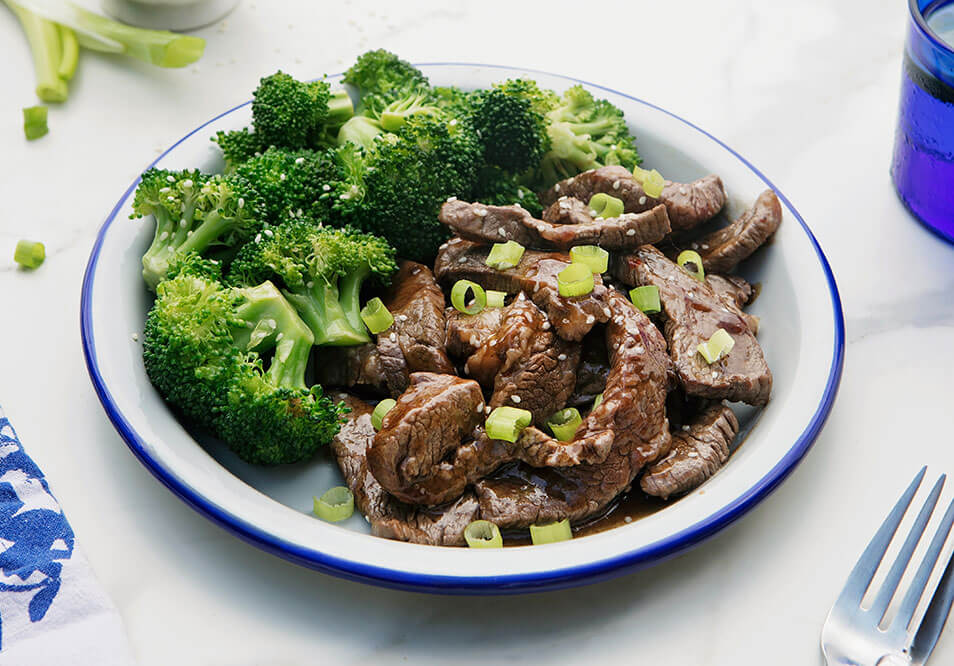 Teriyaki Grass-Fed Beef and Broccoli