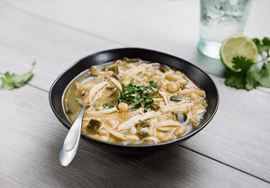 White Bean and Shredded Chicken Chili