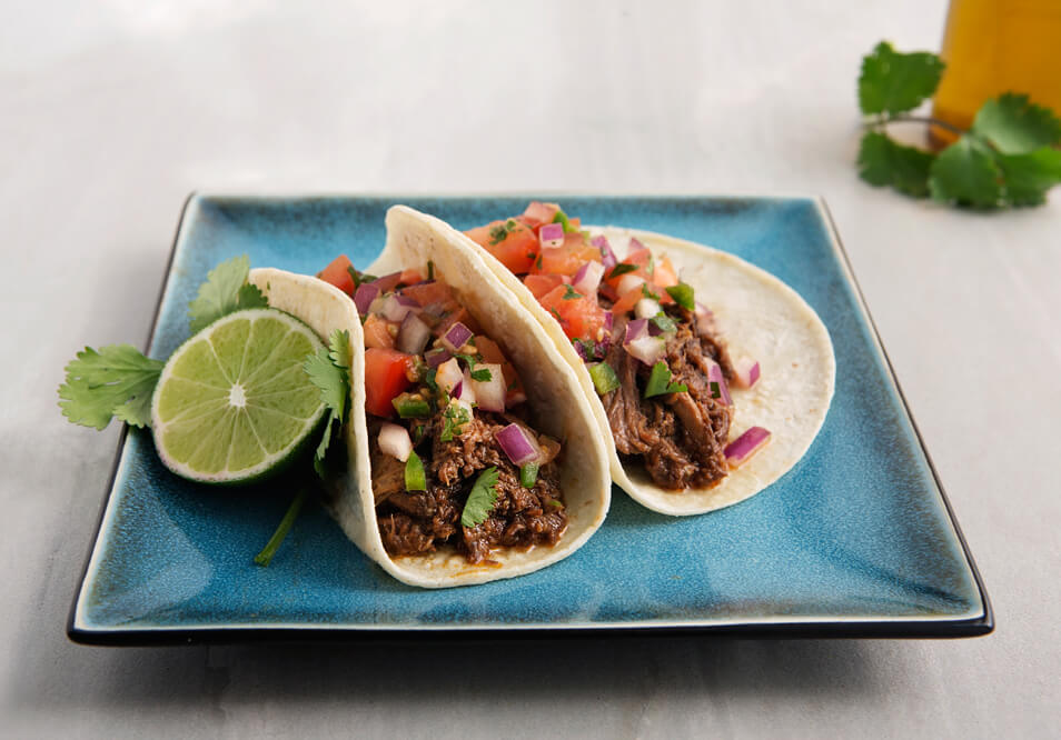 Grass-Fed Beef Barbacoa Tacos