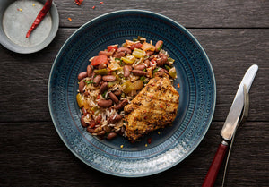 Creole Chicken with Red Beans and Rice